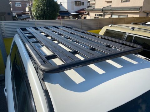 ランクル200　ランドクルーザー200　前期型　AX　ライノラック　RHINO RACK　フラットラック　flexdream